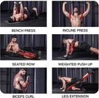 Innstar Adjustable Push Up Bench Press Resistance Bands For Home Exercises Gym