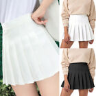 Usa Women High Waist A Line Skater Mini Skirt Pleated Short School Skirt Dress