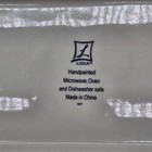 Lidia Bastianich Xl Casserole Dish Italian Stoneware Gold With Blue Scroll 16x10