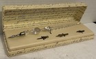 Glass Dip Pen Set Calligraphy Pen With 3 Interchangeable Tips nibs Original Box