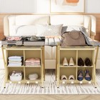 Luggage Rack With Storage  Guest Room Folding Suitcase Stands  Holds Up To 12   