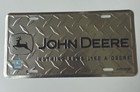 John Deere Diamond Plate Novelty License Plate New Sealed Licensed Metal Sign