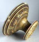 Antique 1920 s 30   s Stamped Pressed Original Paint Brass Ceiling Light Fixture