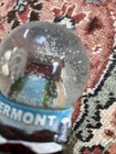 Vermont Snow Globe Covered Bridge Rural Motif Moose  Log Cabin  Farm 2 5 Inch Ht