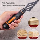 Flush Cutting Jigsaw Blade 5pcs Irregular Curve Saw Blade Handle Wood 1set Us