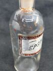 Antique Whitall Tatum Co Glass Apothecary Bottle Pharmacy Sunken Label Medicine