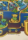 Grateful Dead Bears Tour Bus Caleb Williamson Official Art Print Poster Ap X 13