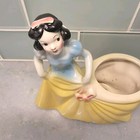 Vintage Walt Disney Snow White Leeds Ceramic Figurine Planter  1949