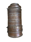 Antique Brass Chinese 5-compartment Tower Delivery Hot Lunch Box Moble Pot