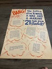 1944 A Wave  A Wac And A Marine Pressbook Cover Page  a 