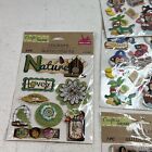 Lot Of 17 Sheets Of Crafters Square Stickers For Scrapbooking  Unused 