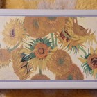Visconti Van Gogh Sunflowers Resin Fountain Pen Ef Chrome Trim Yellow Ink Set
