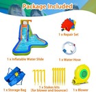 6 In 1 Inflatable Water Slide Bounce House  15 3x9 5x7 9ft 300lbs Weight Limit