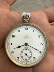Antique 1940   s Smiths De Luxe Manual-wind Made In England Military Pocket Watch