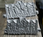 Vtg Metal Toy Casting Lead Mold Military Figures Horse Soldiers