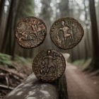 Lot Of 3 Genuine Ancient Roman Coins - Constantine Era 307-350 Ad - C00526