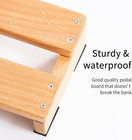 Mini Wooden Pedal Board Guitar Effects Compact Small Mountain Tape   Cable Tie