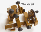 Qc-rail Concentricity Gauge Fixture For Lever Indicators To Measure Runout