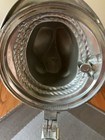 Vintage Bmf West Germany Glass Beer Boot Pewter Feathered Hat Lid  Beer Stein