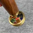 Vintage Wood   Brass Kaleidoscope - 8  Long