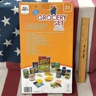 Aldi Grocery Set Wooden Play Food Bee Happy Kids Toy Kitchen 18pc Pretend Nwt