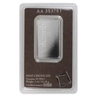 1 Oz Platinum Valcambi Bar With Assay Card