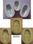 Your Choice - Flexible Silicone Molds Of Doll Face Cabs - Ghoul  Zombie  Creeper