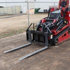 Titan Attachments Mini Skid Steer Pallet Fork Frame  42  Pallet Fork Blades