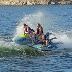Airhead Jet Fighter Towable Tube 1-4 Rider Inflatable Boat Tube Heavy Duty 96 