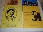 Will Rogers At Home Oklahoma Play Theater Rare 1979-82 Programs   Script