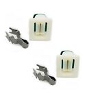  2 Pack  Maytag  Amana  Speed Queed Dryer Door Latch Kit La-1003  Oem12727400