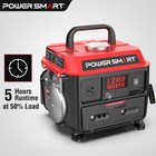 Powersmart Gas Generator 1200w  5h Runtime  120 Ac   12v Dc Output  Lightweight