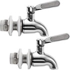 Stainless Steel Spigot For Beverage Dispenser  Water 2 Pack  Polished Chrome