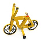 Bird Bike Toy Mini Parrot Educational Table Top Trick Prop Toy Bird Foot Talon
