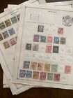 Hungary Stamps Older Collection Hinged On Album Pages - Not All Shown