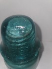 Brookfield Green Glass Insulator Cup Made In Usa Chips