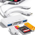 5-in-1 Memory Card Reader  Usb Otg Adapter   Sd Card Reader For I-phone i-pad   
