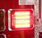 Whelen 900 Series  Red Flasher  Clear Lens  With Gasket And Chrome Trim