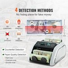 Money Counter Machine Bill Counter With Uv Mg Ir Dd Counterfeit Detection