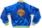 Vintage Doctor Who Blue Satin Jacket Men s Size Medium   1985 Calendar Rare Lot