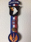 Ready To Display  Us Military  Patches  Pins Lot Vintage On Usa Ribbon