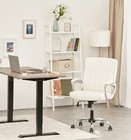 Clatina Office Executive Chair Ergonomic Swivel Pu Leather Armrest Computer Home