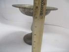 Vintage Silverplate Footed Candy Bowl Pedestal Dish Floral Design