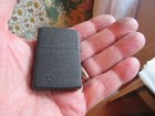 Vintage Pre-owned Zippo Cigarette  lighter  black  crackle  dated  1996