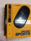 Vintage Sony Walkman Sports Wm-f75 Cassette Player Am fm Radio  read Desc 