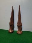 2 Lightning Rod Weathervane Tip Top Finial Alum   7 3 4 