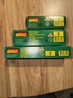 Brio   Straight Tracks  33341  33334 And Curved 33342  Wooden Railway 1980s Nos
