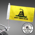 Motorcycle Biker Flag  Highway Speeds  6 x9  Flag  Usa Made  don t Tread On Me 