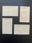 Ceylon 1947 King George Vi New Constitution Stamp Set 4v Mh Scott 296-299 9-22