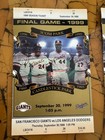 Sf Giants Ticket From The Last Game Ever Played At Candlestick Park - 9 30 99